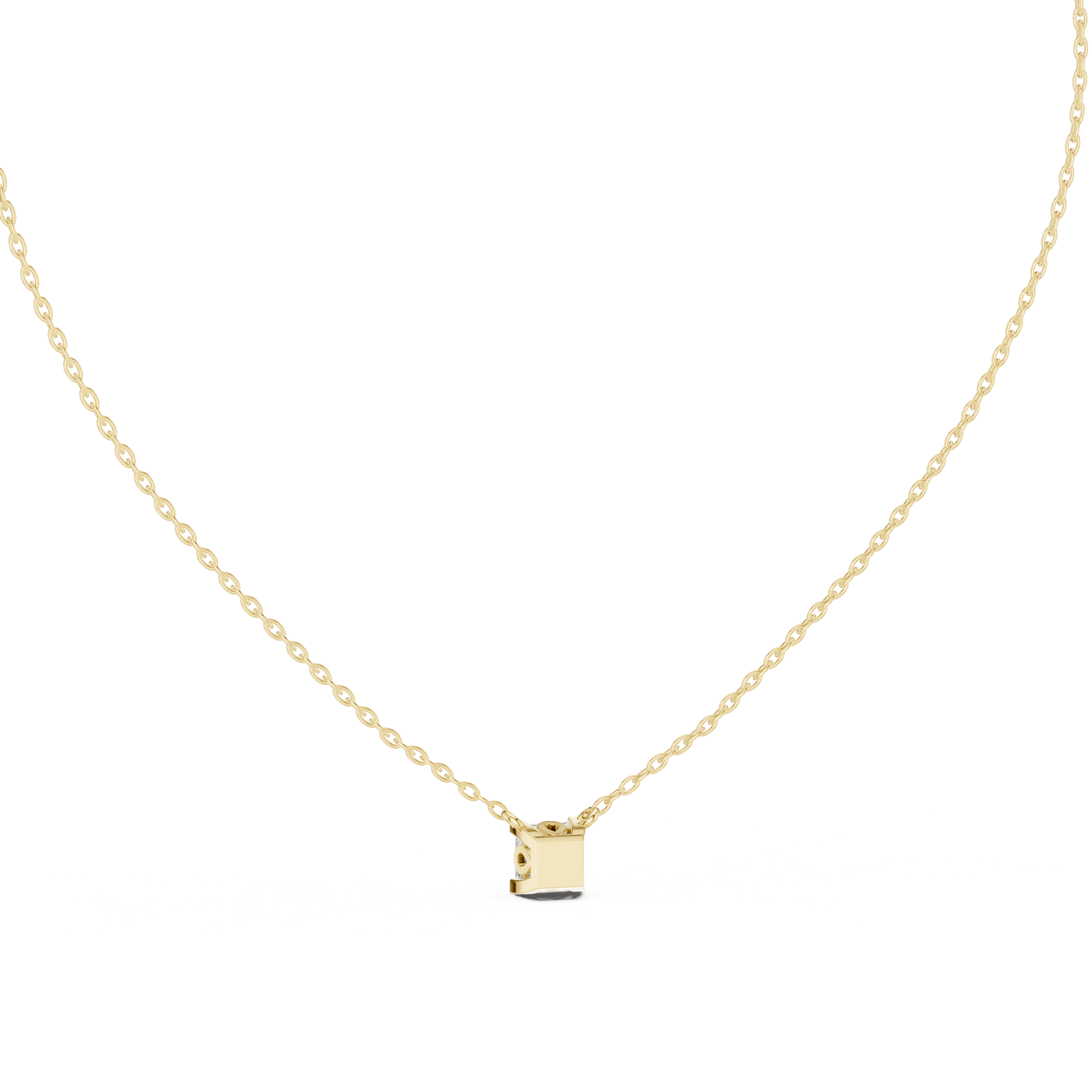 Star Dust lab grown diamond pendant