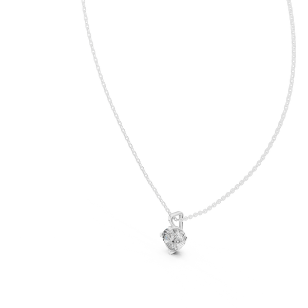 Deep Ocean lab grown diamond pendant