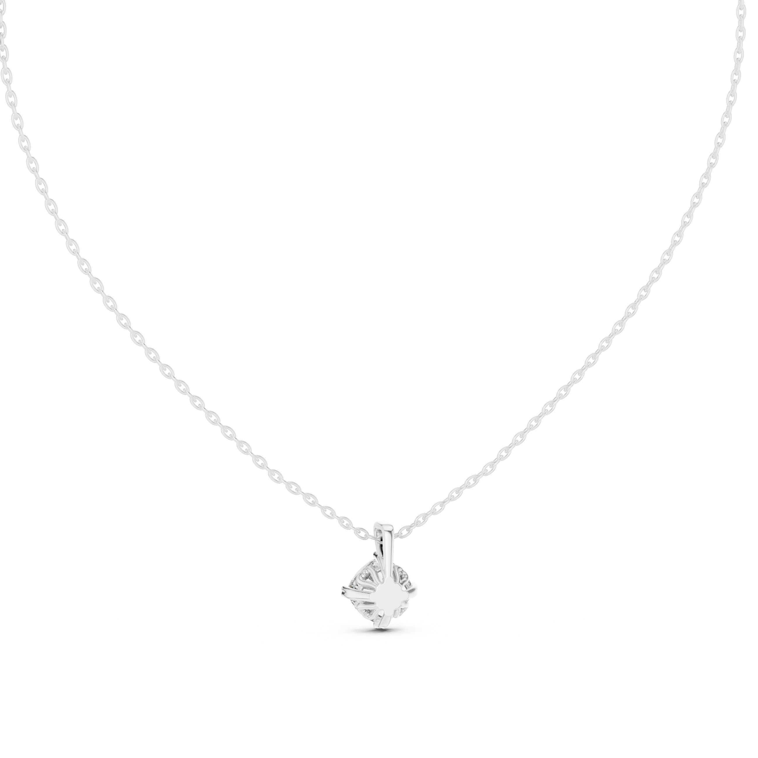 Deep Ocean lab grown diamond pendant