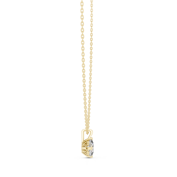 Deep Ocean lab grown diamond pendant