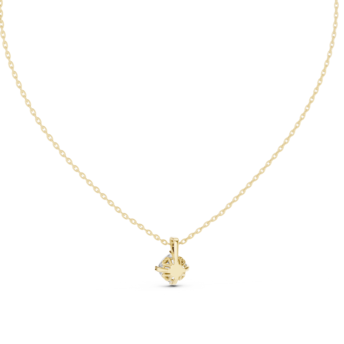 Deep Ocean lab grown diamond pendant