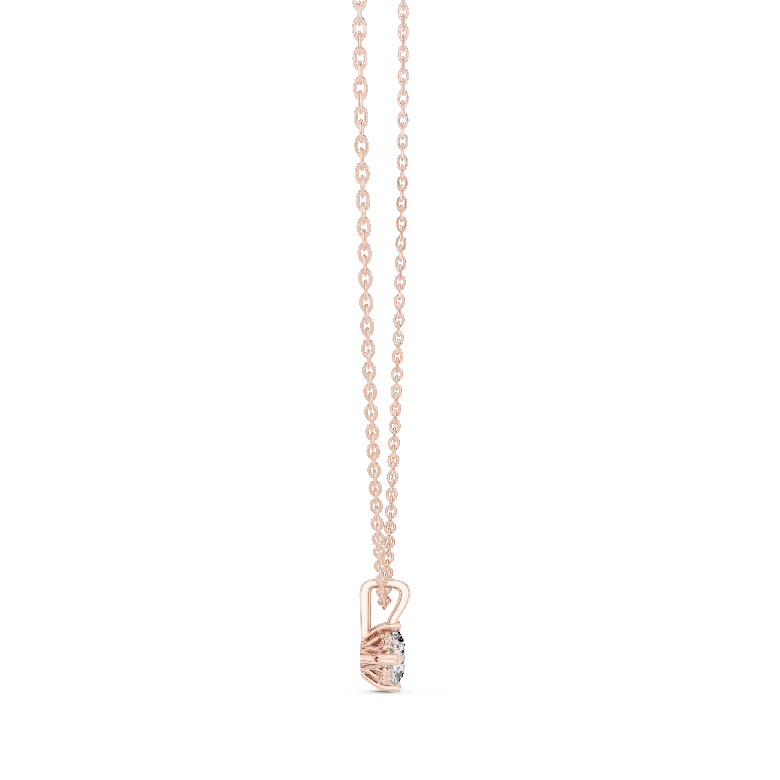 True Heart lab grown diamond pendant