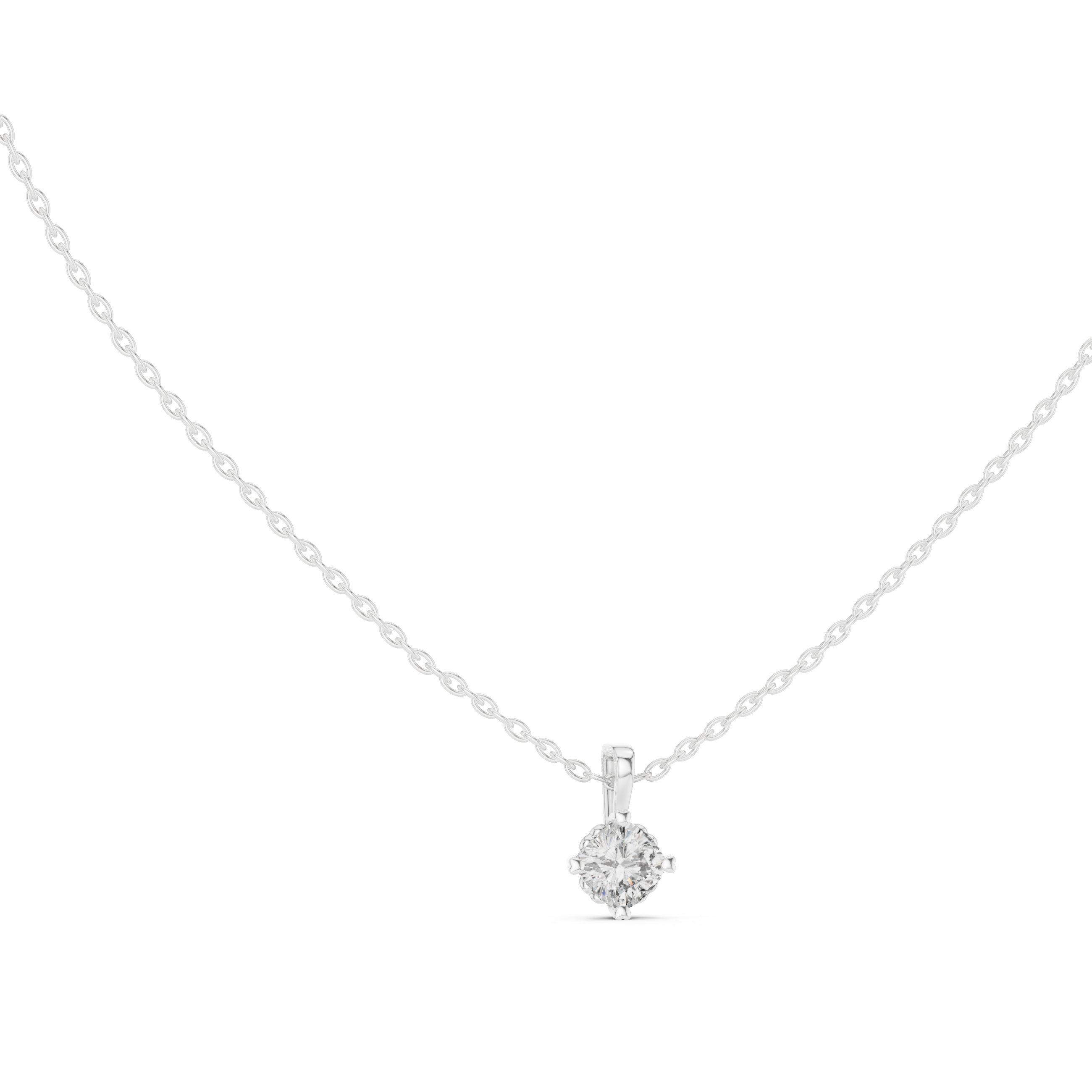 True Heart lab grown diamond pendant