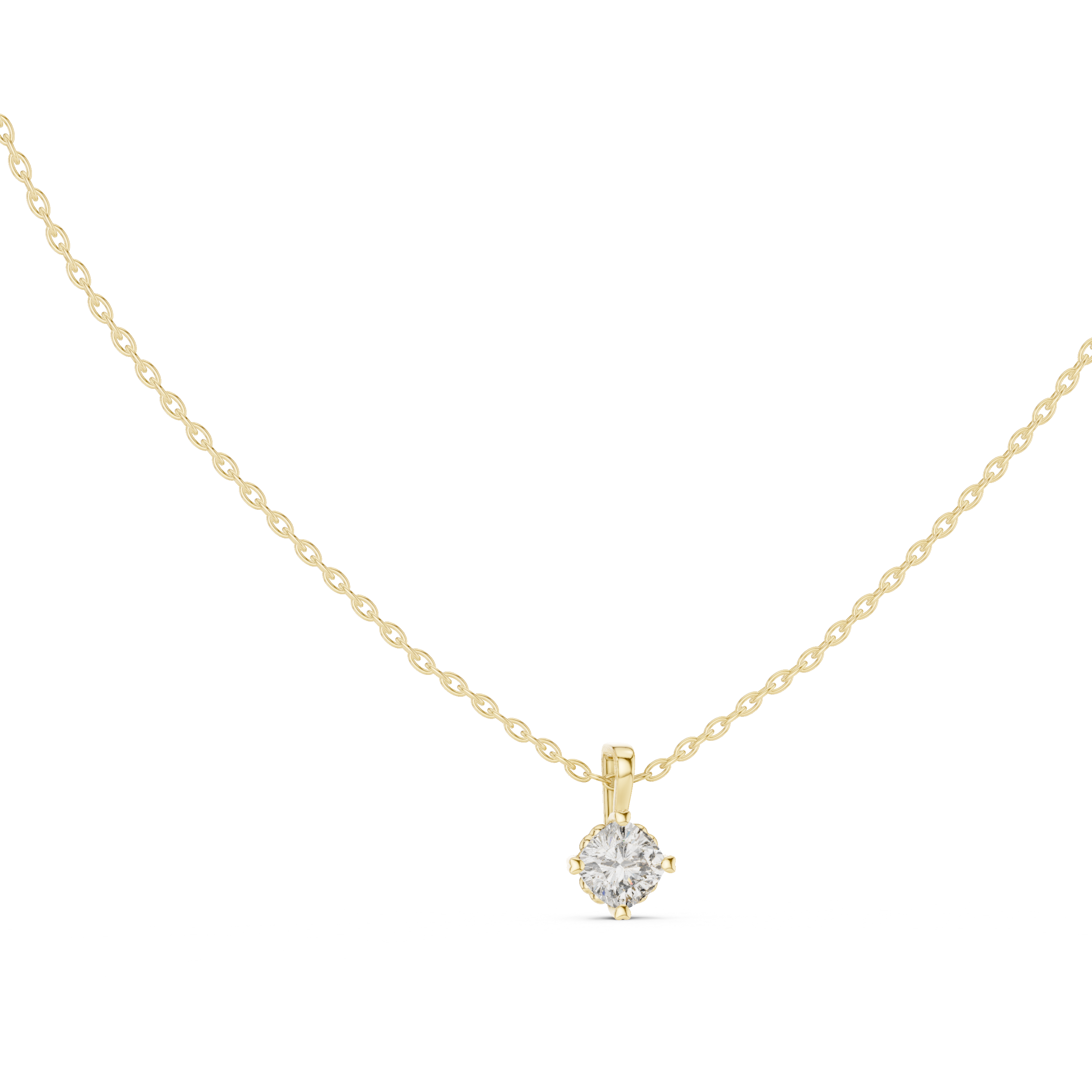True Heart lab grown diamond pendant