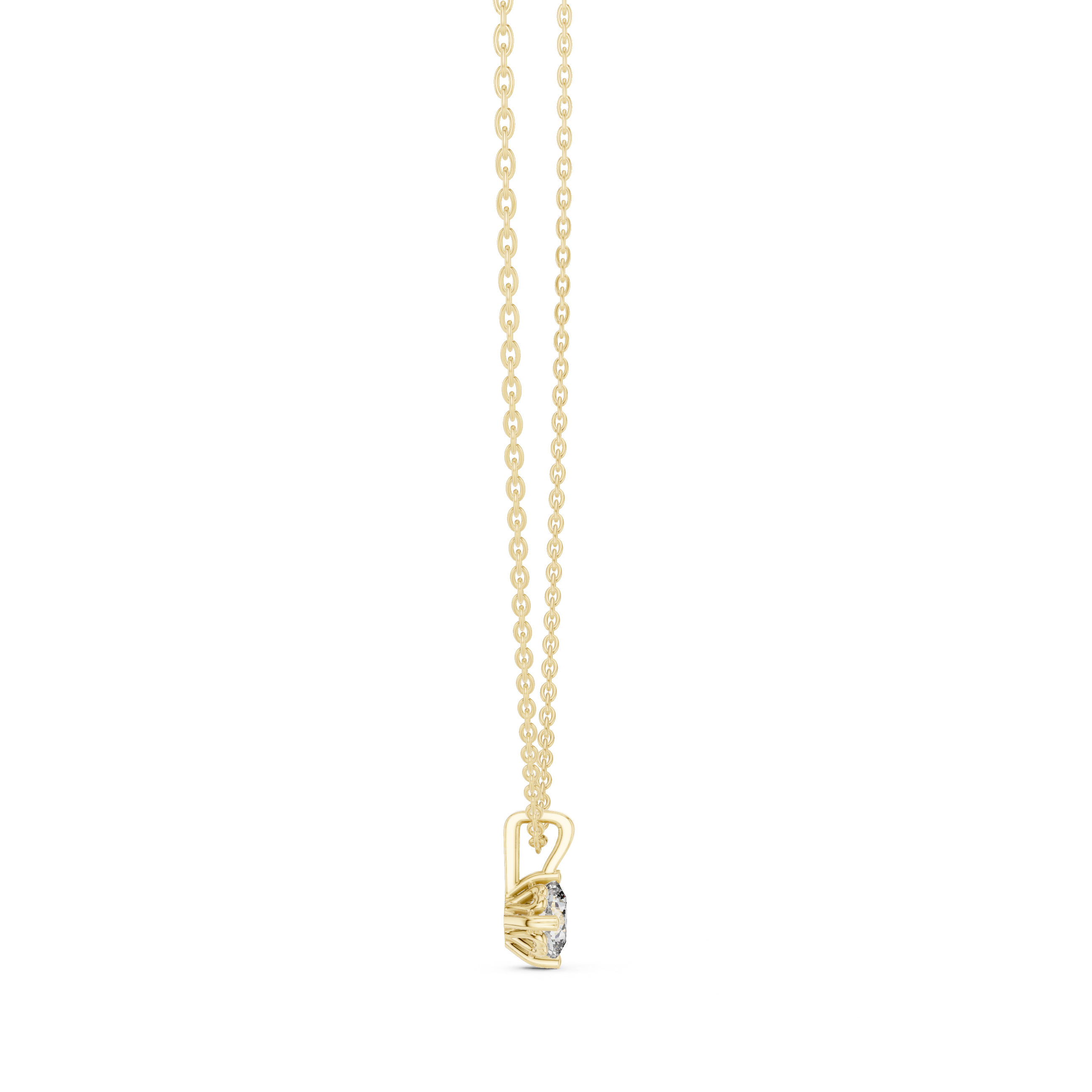 True Heart lab grown diamond pendant