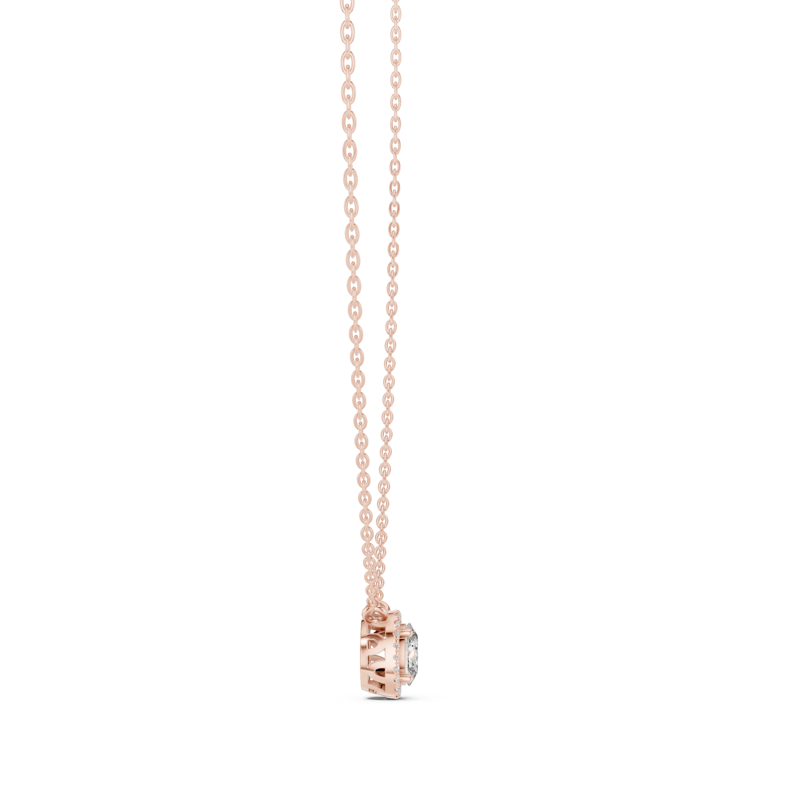 Midnight Star lab grown diamond pendant