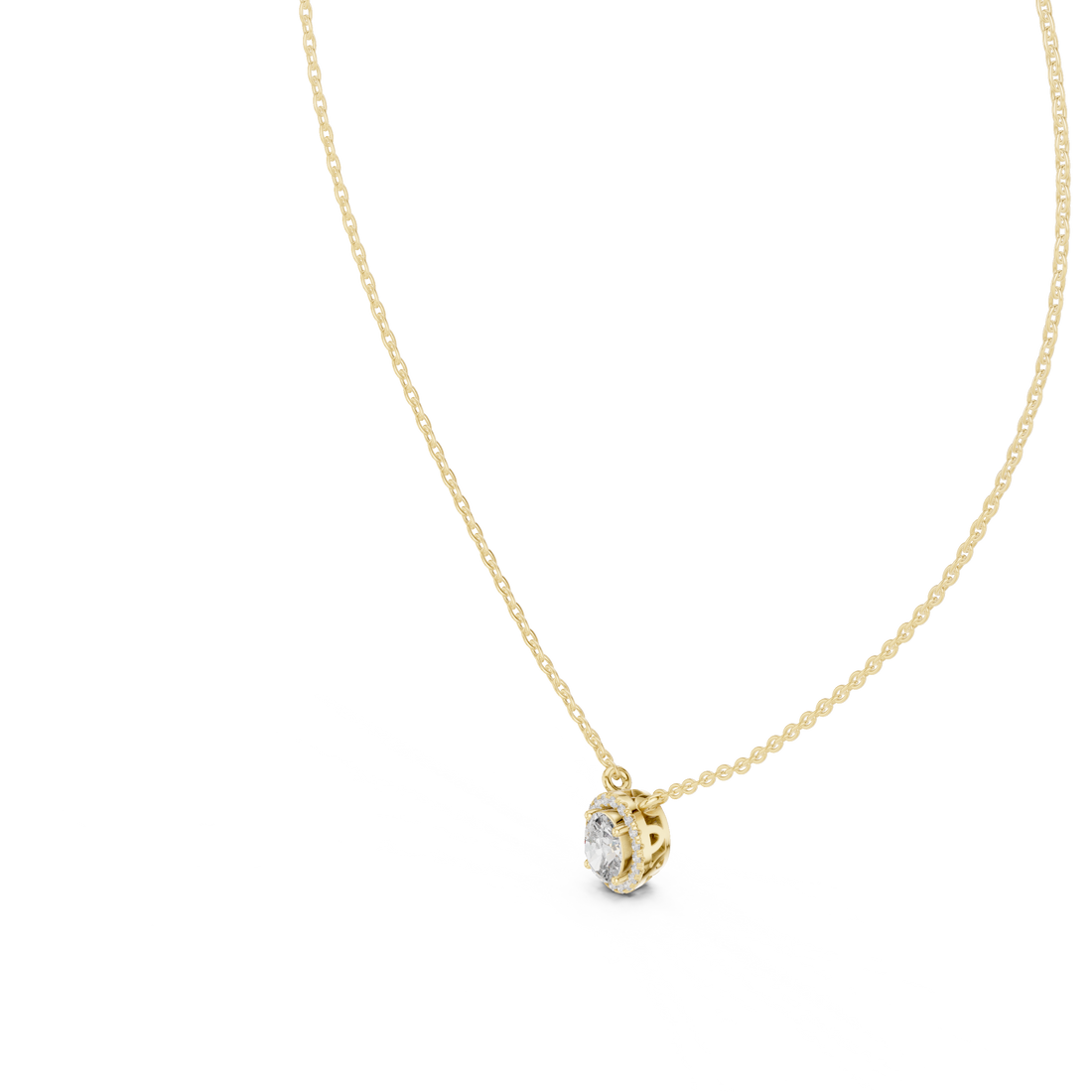 Midnight Star lab grown diamond pendant