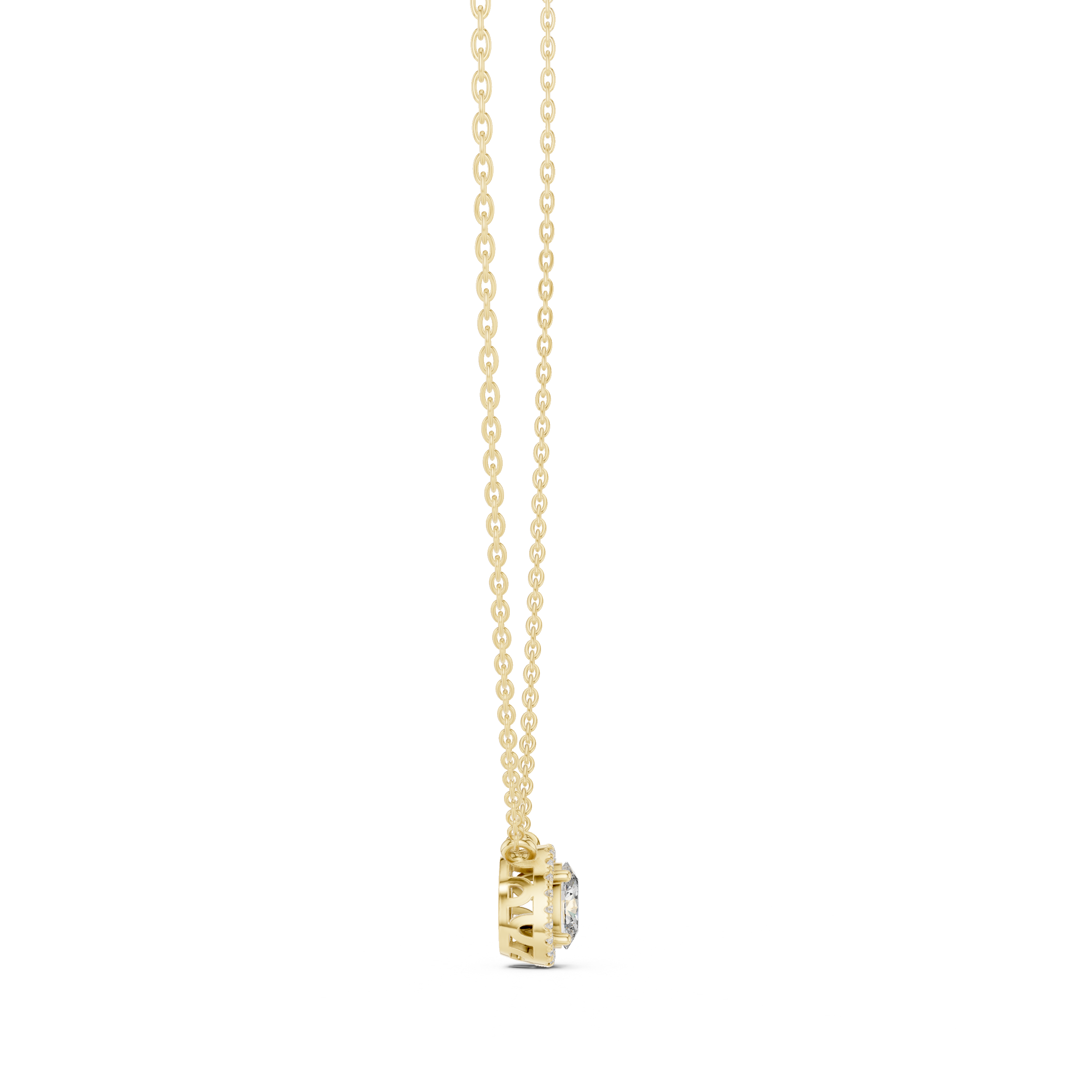 Midnight Star lab grown diamond pendant