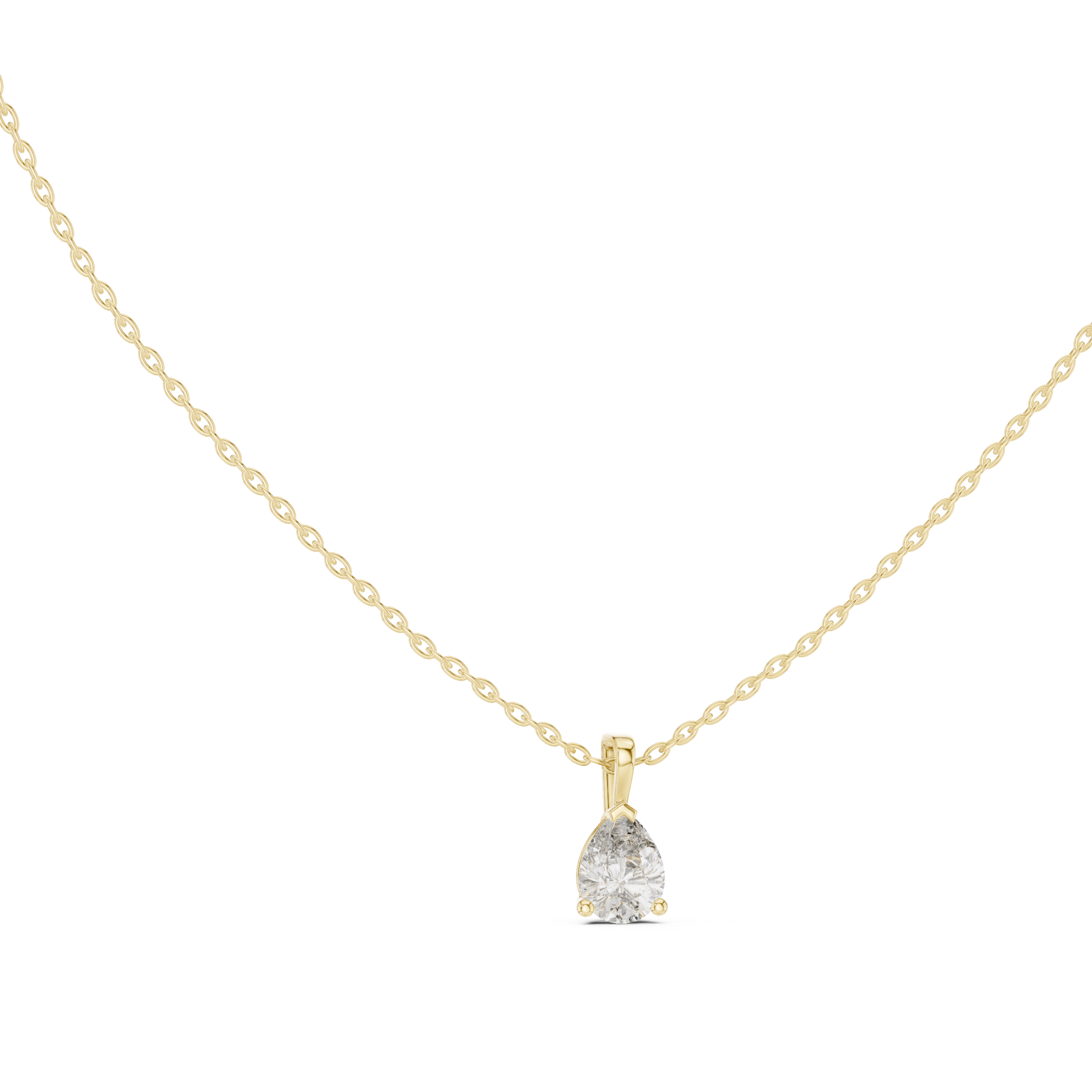 Spring Blossom lab grown diamond pendant