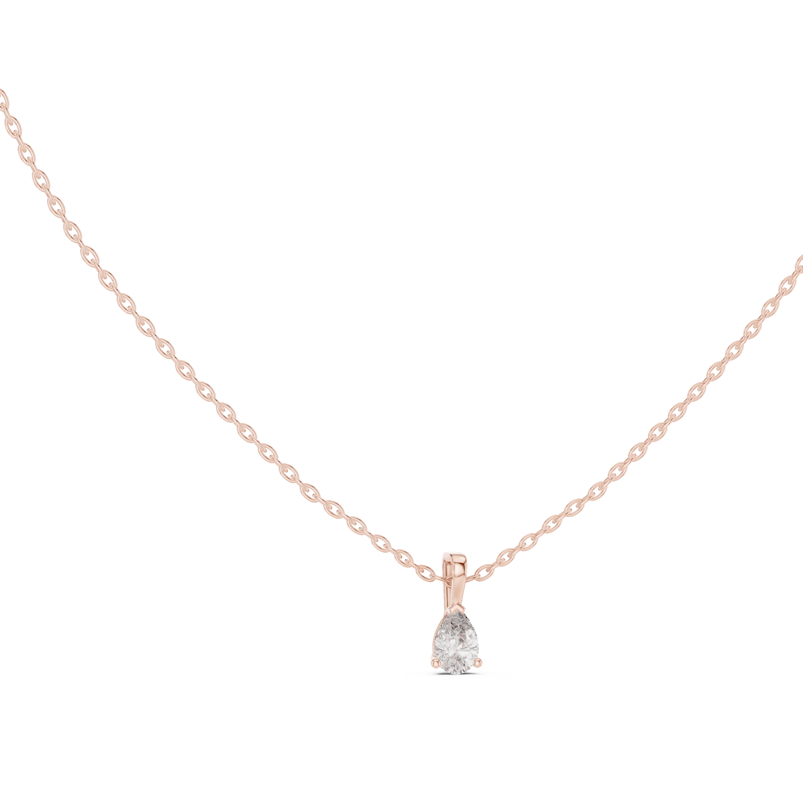 Rare Gem lab grown diamond pendant
