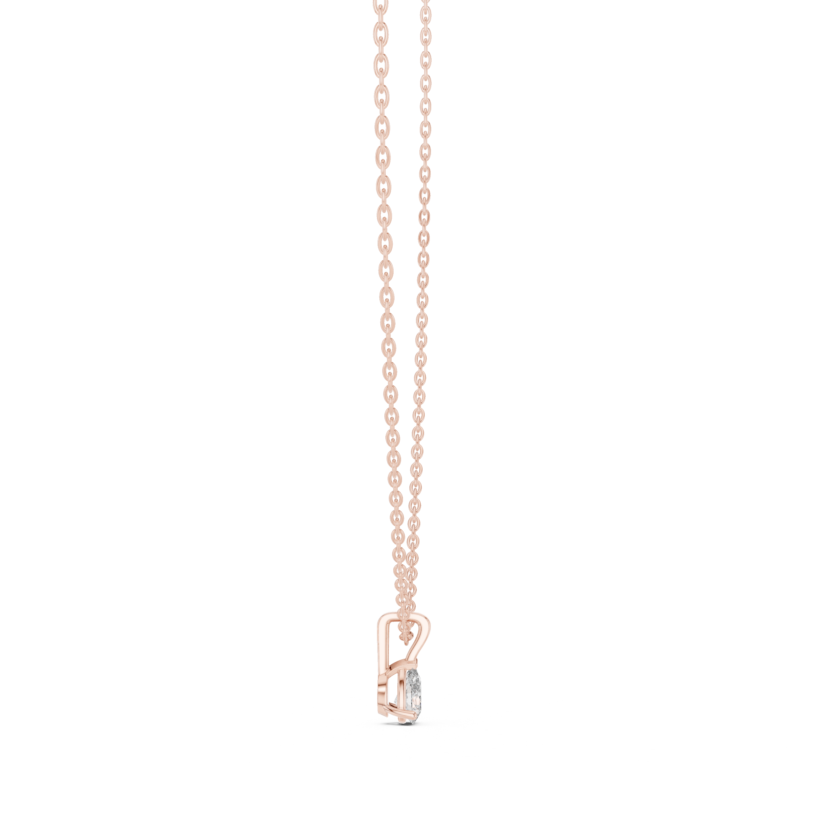 Rare Gem lab grown diamond pendant