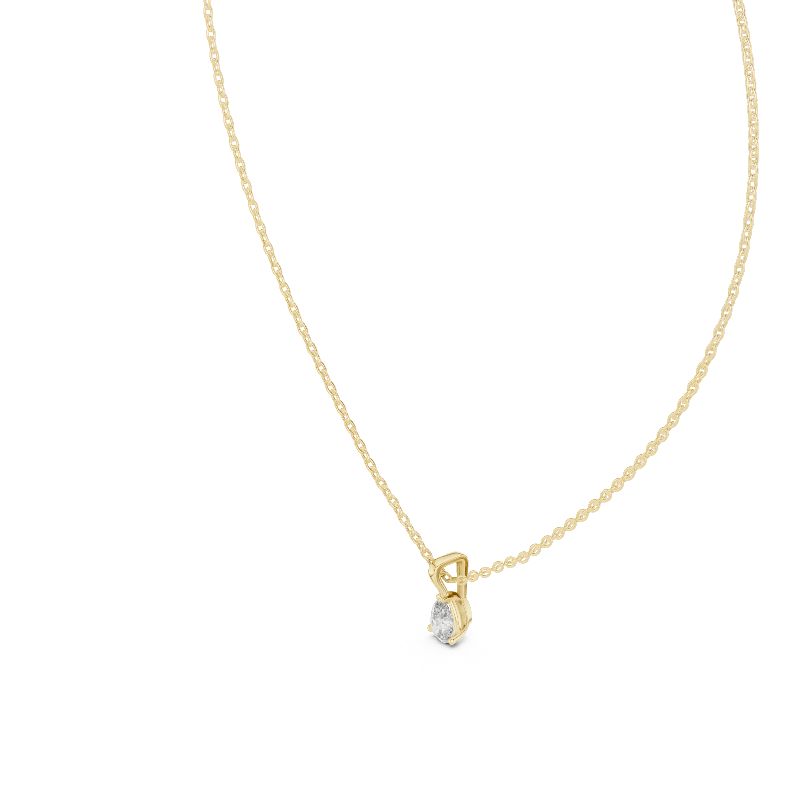 Rare Gem lab grown diamond pendant