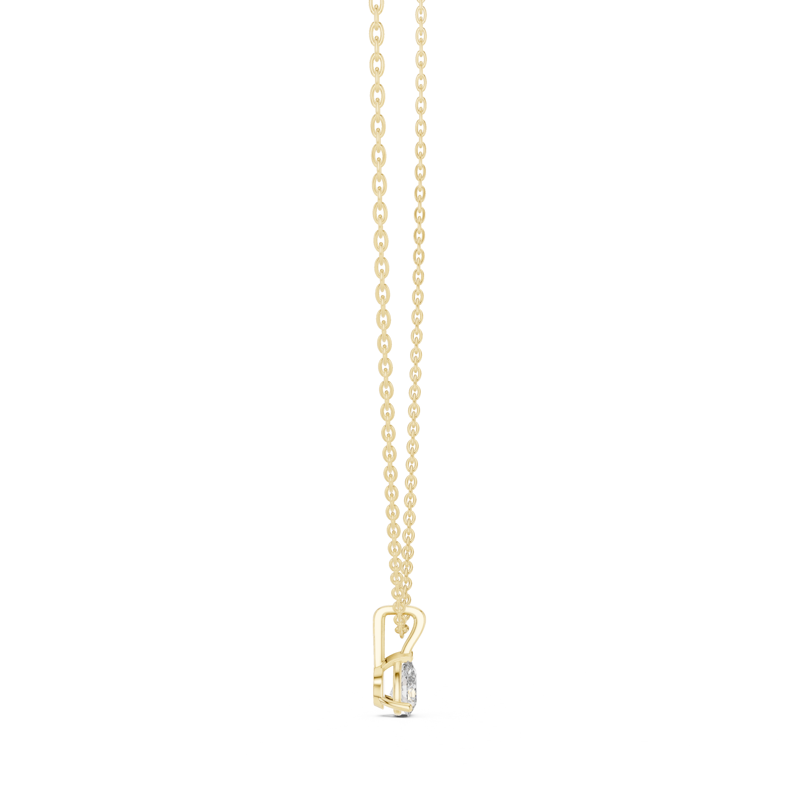 Rare Gem lab grown diamond pendant