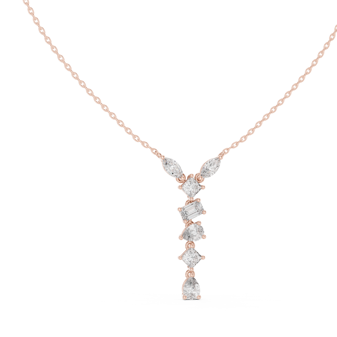 Good Luck lab grown diamond pendant