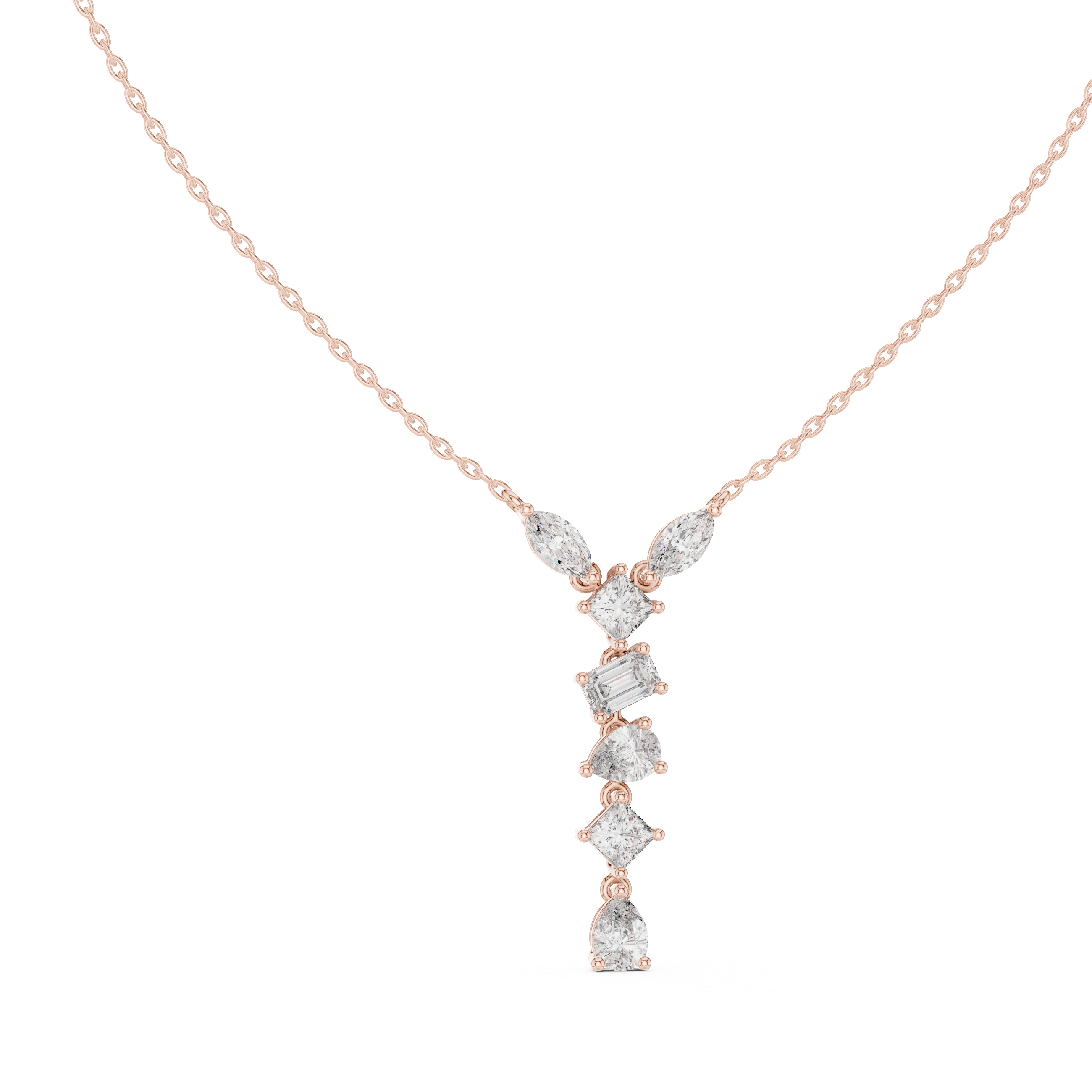 Good Luck lab grown diamond pendant