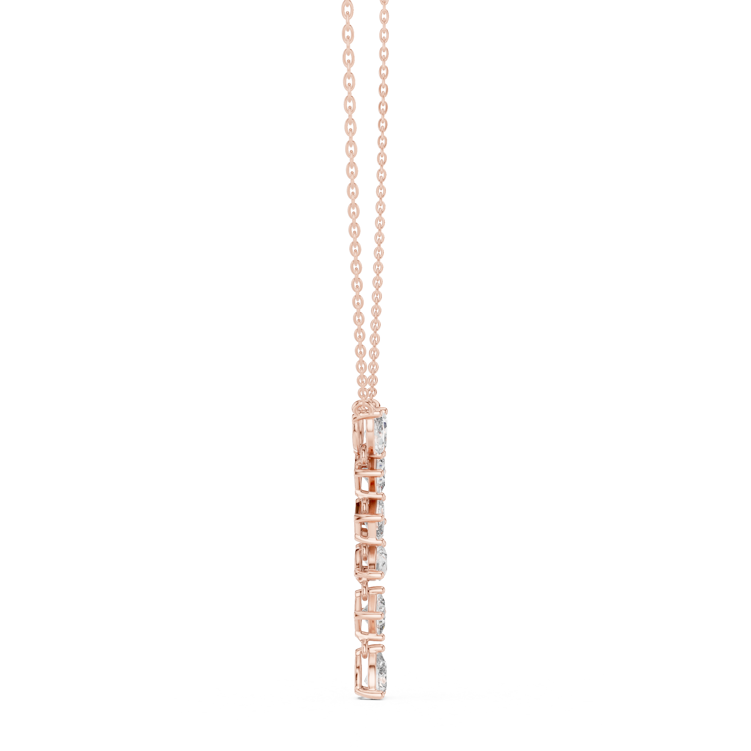 Good Luck lab grown diamond pendant