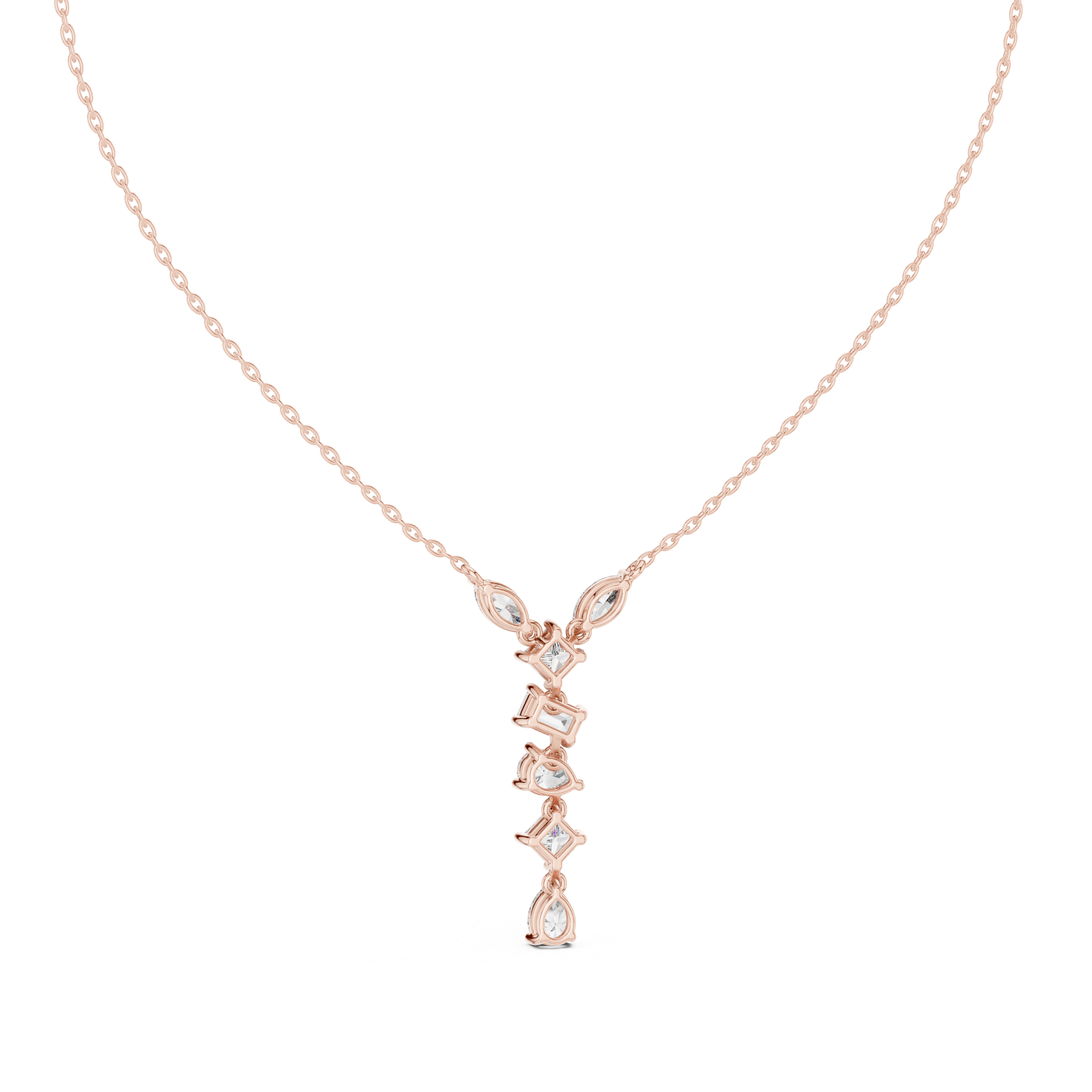 Good Luck lab grown diamond pendant