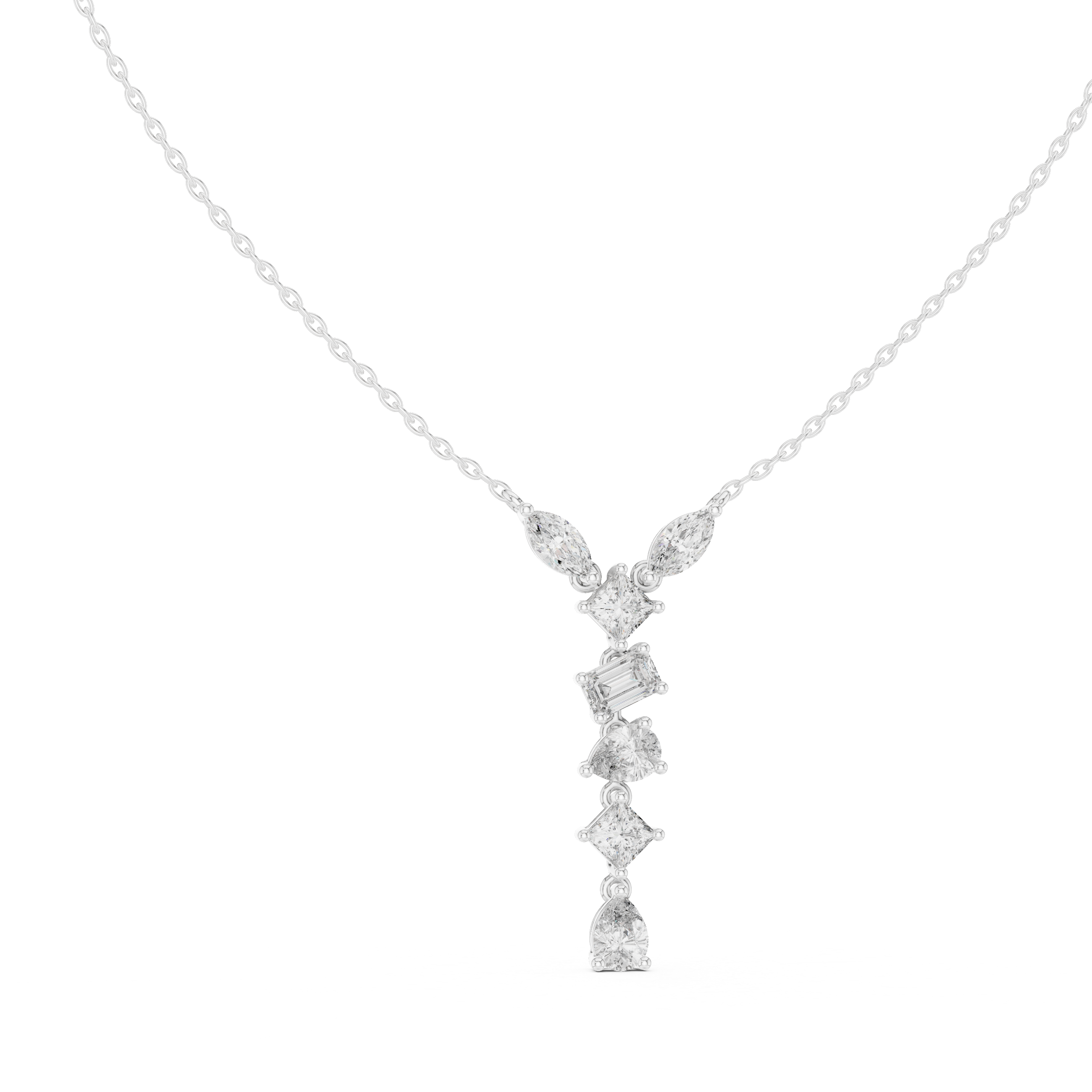 Good Luck lab grown diamond pendant