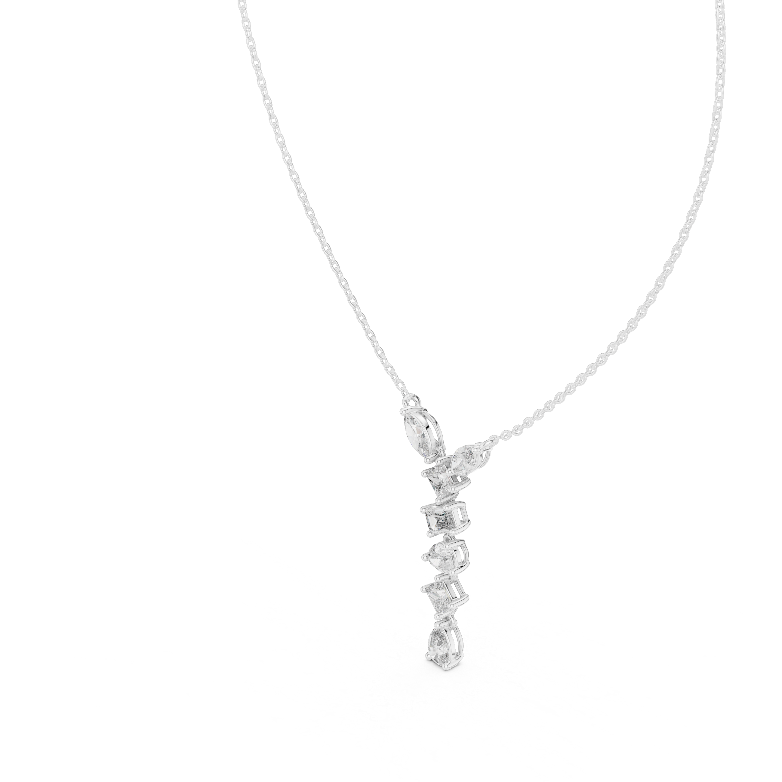 Good Luck lab grown diamond pendant