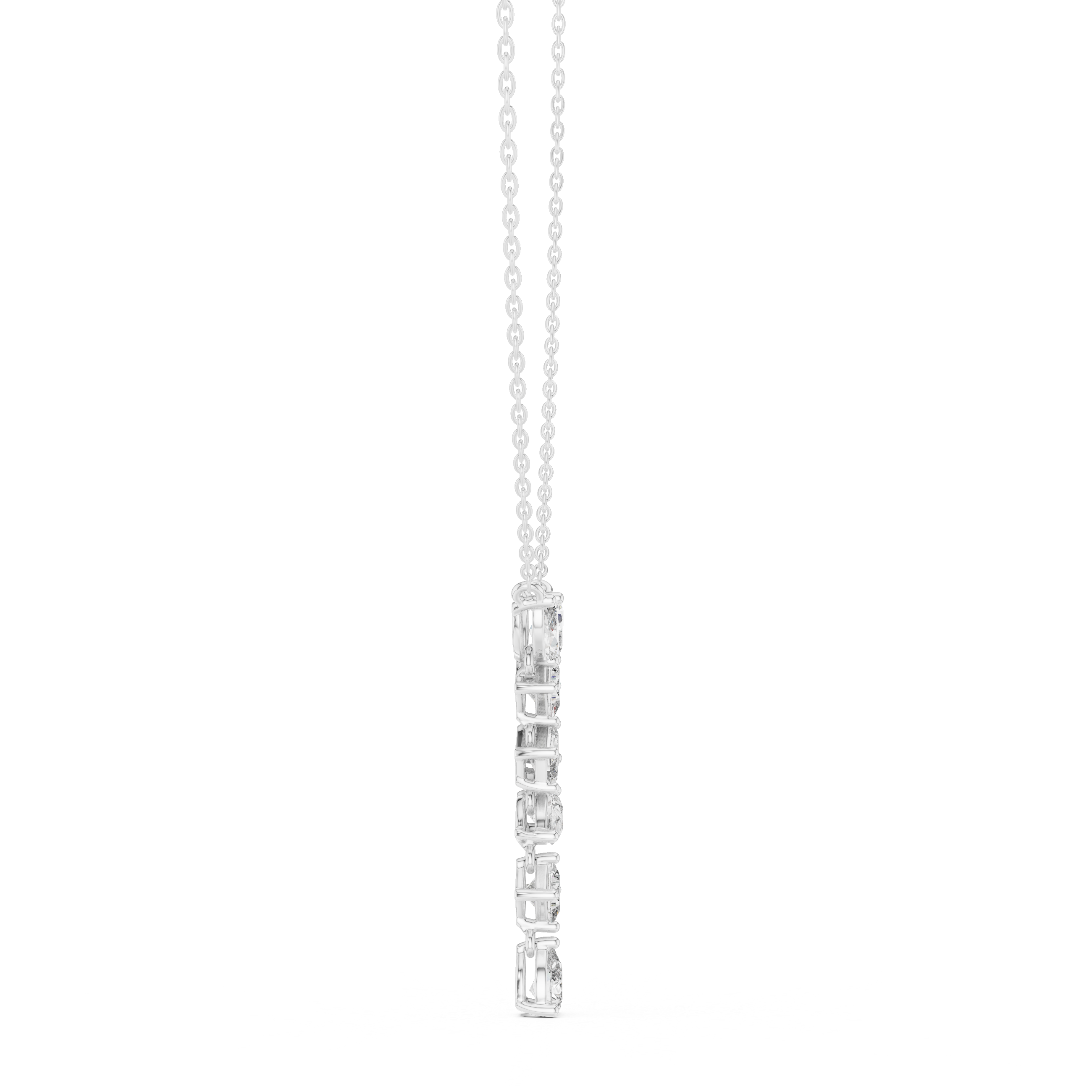 Good Luck lab grown diamond pendant