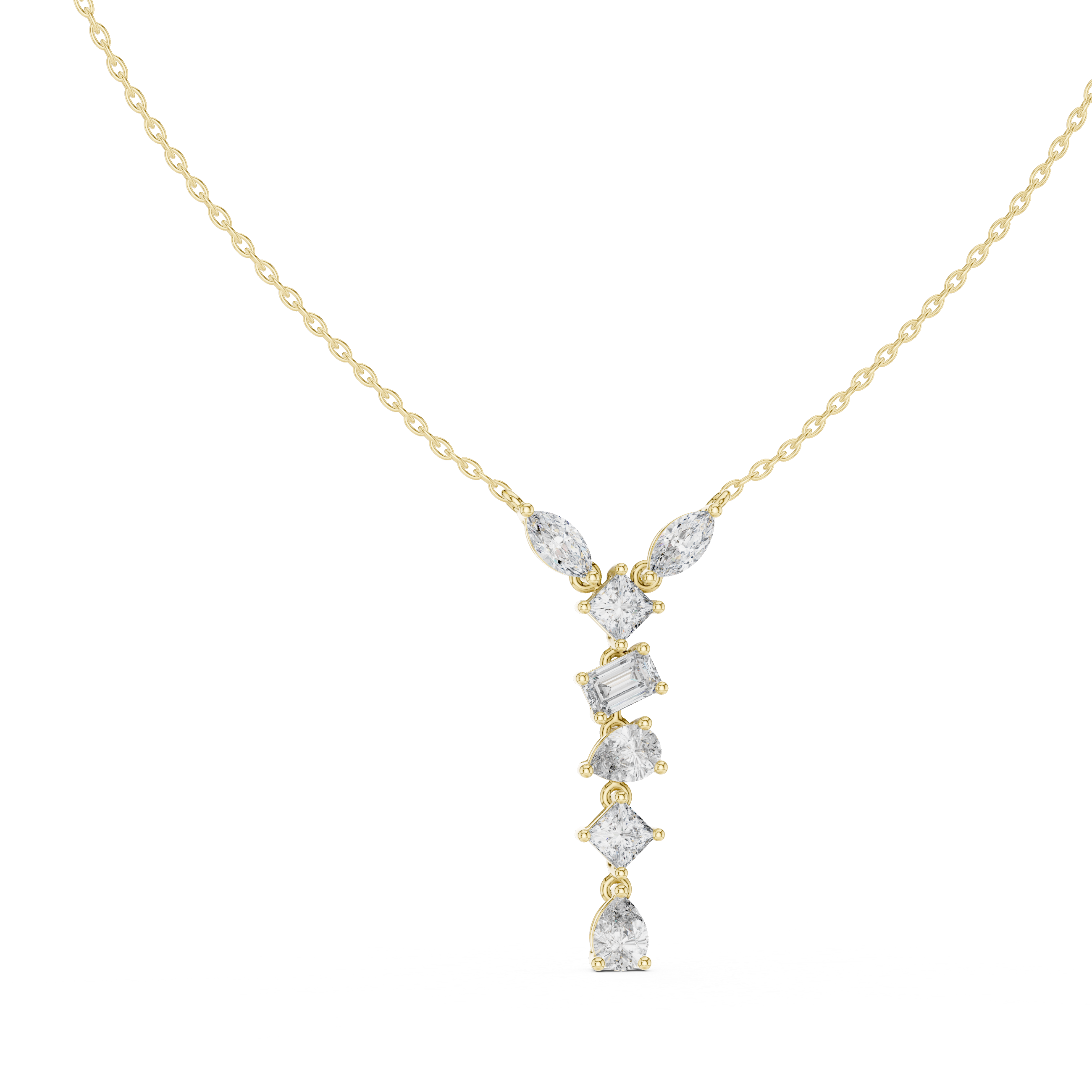 Good Luck lab grown diamond pendant