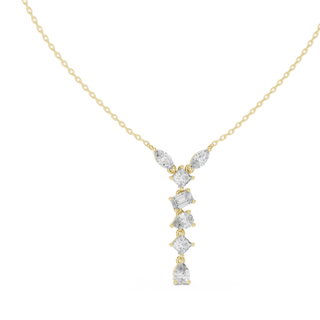 Good Luck lab grown diamond pendant