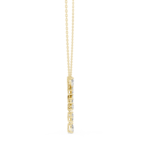 Good Luck lab grown diamond pendant