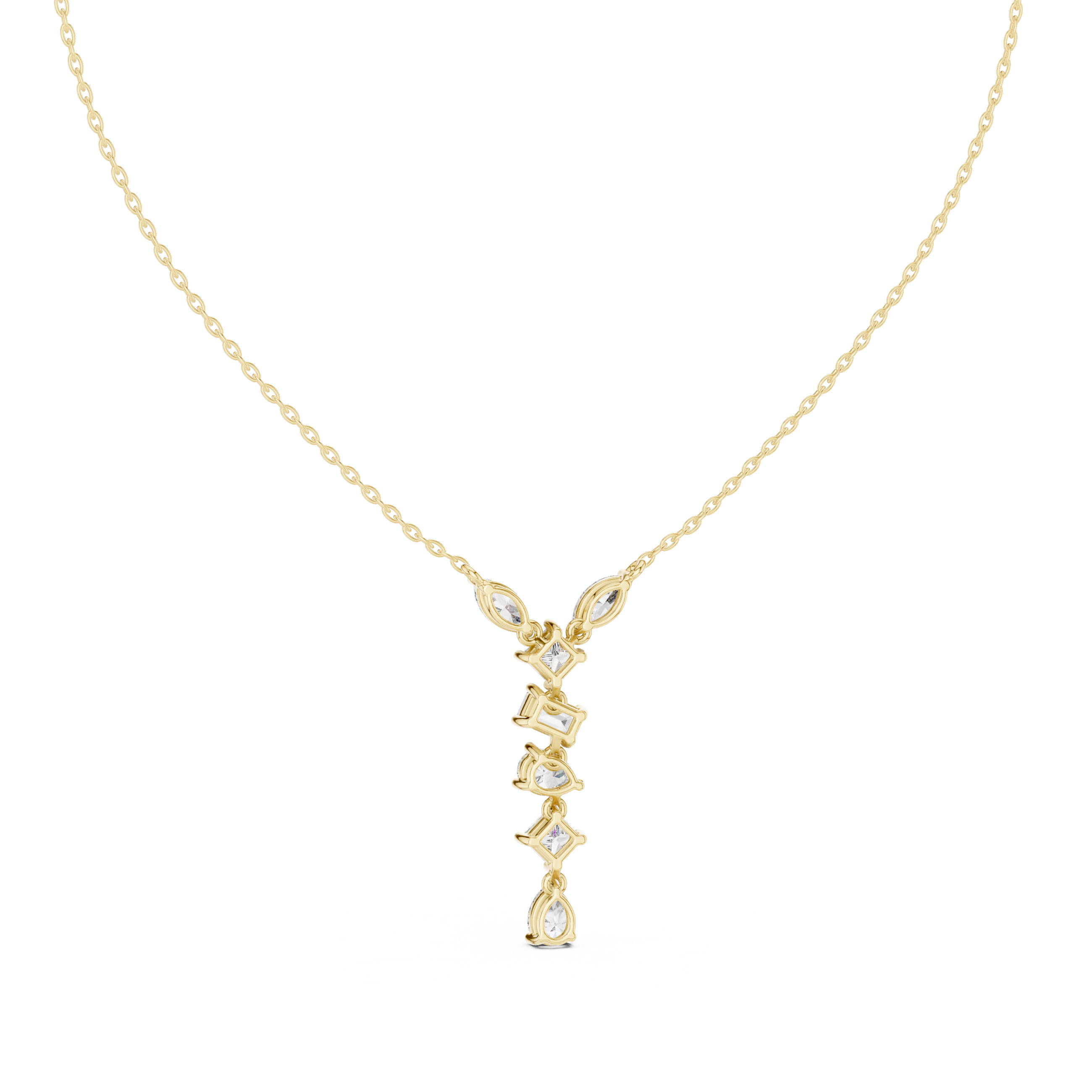 Good Luck lab grown diamond pendant