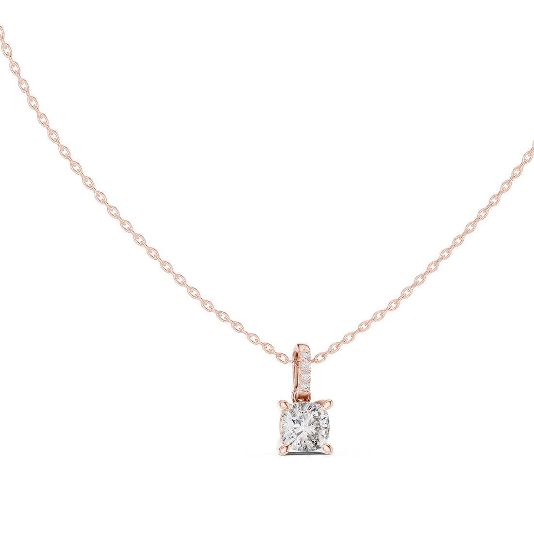 Pure Soul lab grown diamond pendant
