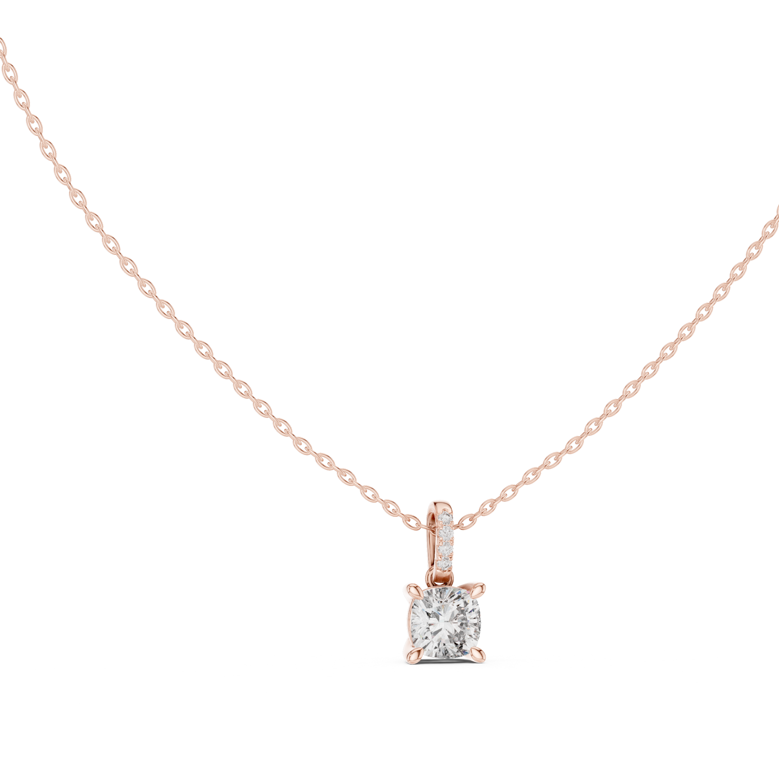 Pure Soul lab grown diamond pendant