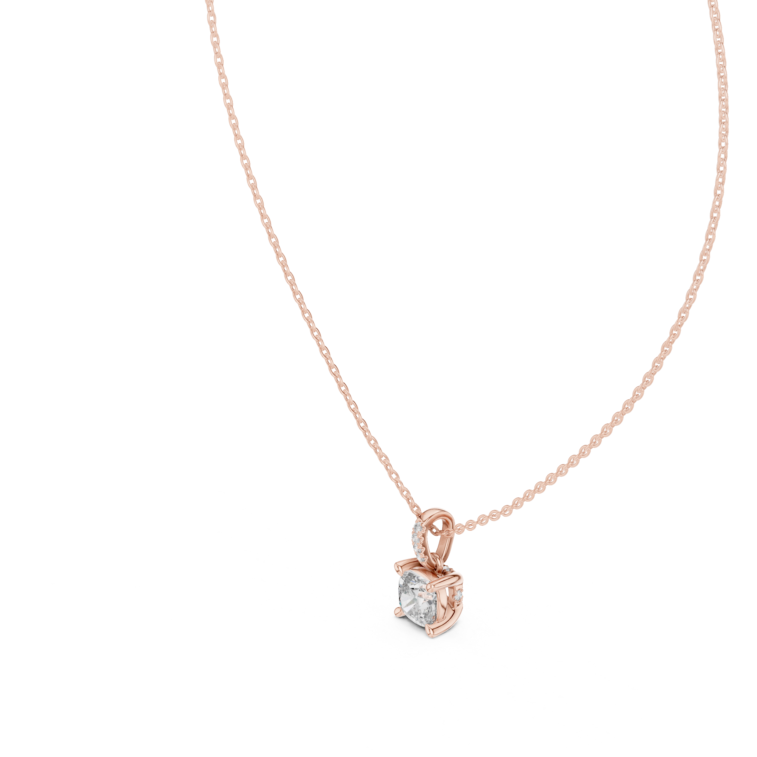 Pure Soul lab grown diamond pendant