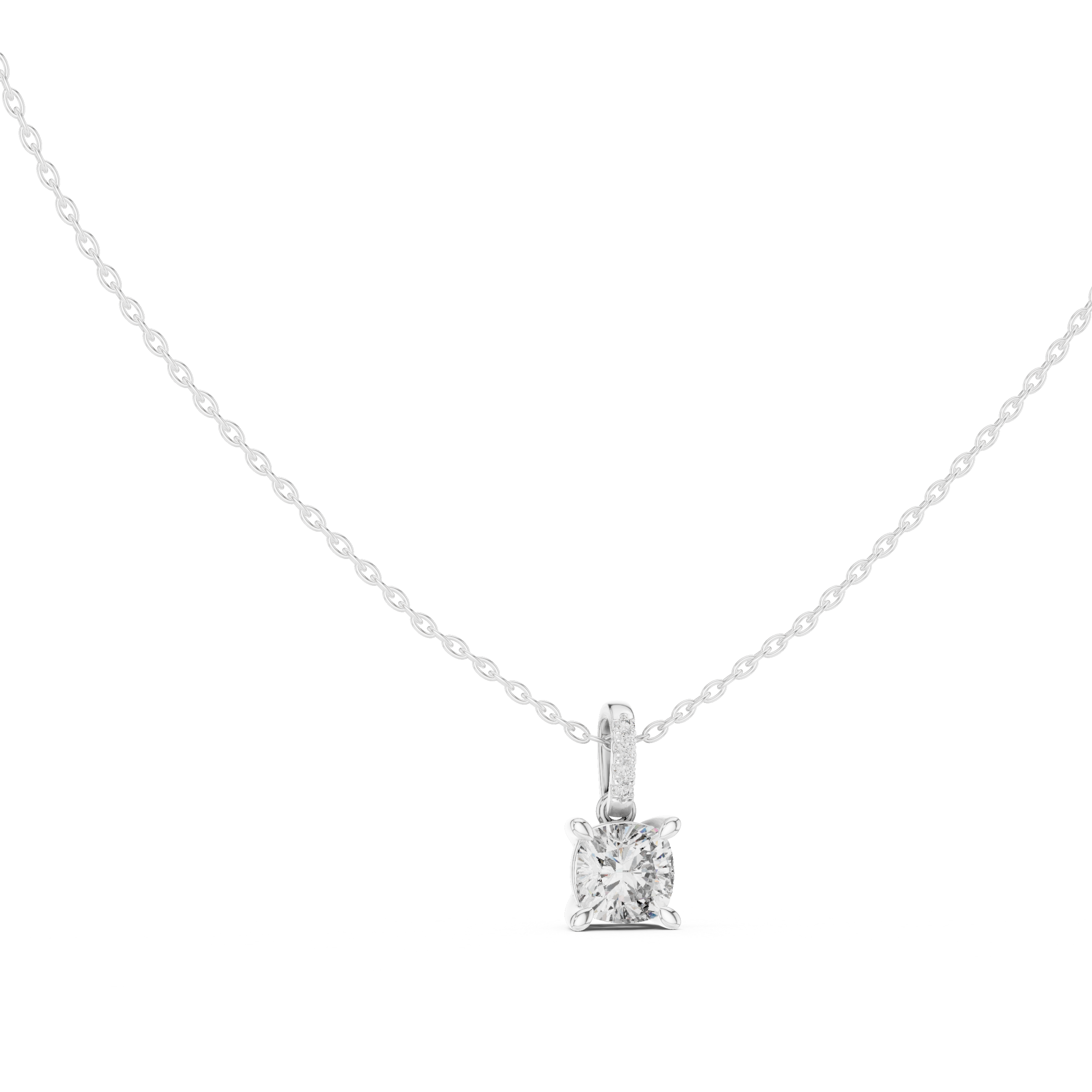 Pure Soul lab grown diamond pendant