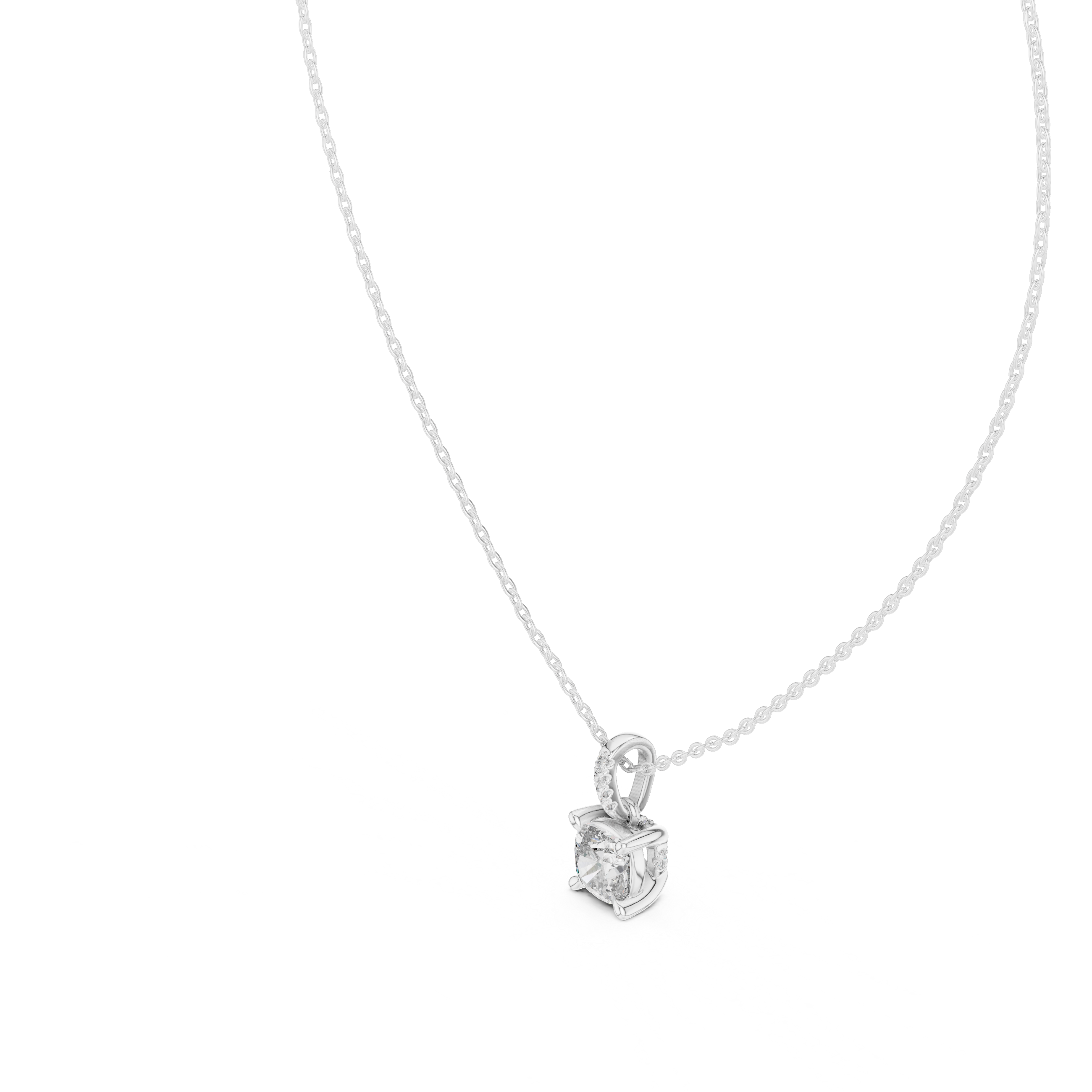 Pure Soul lab grown diamond pendant