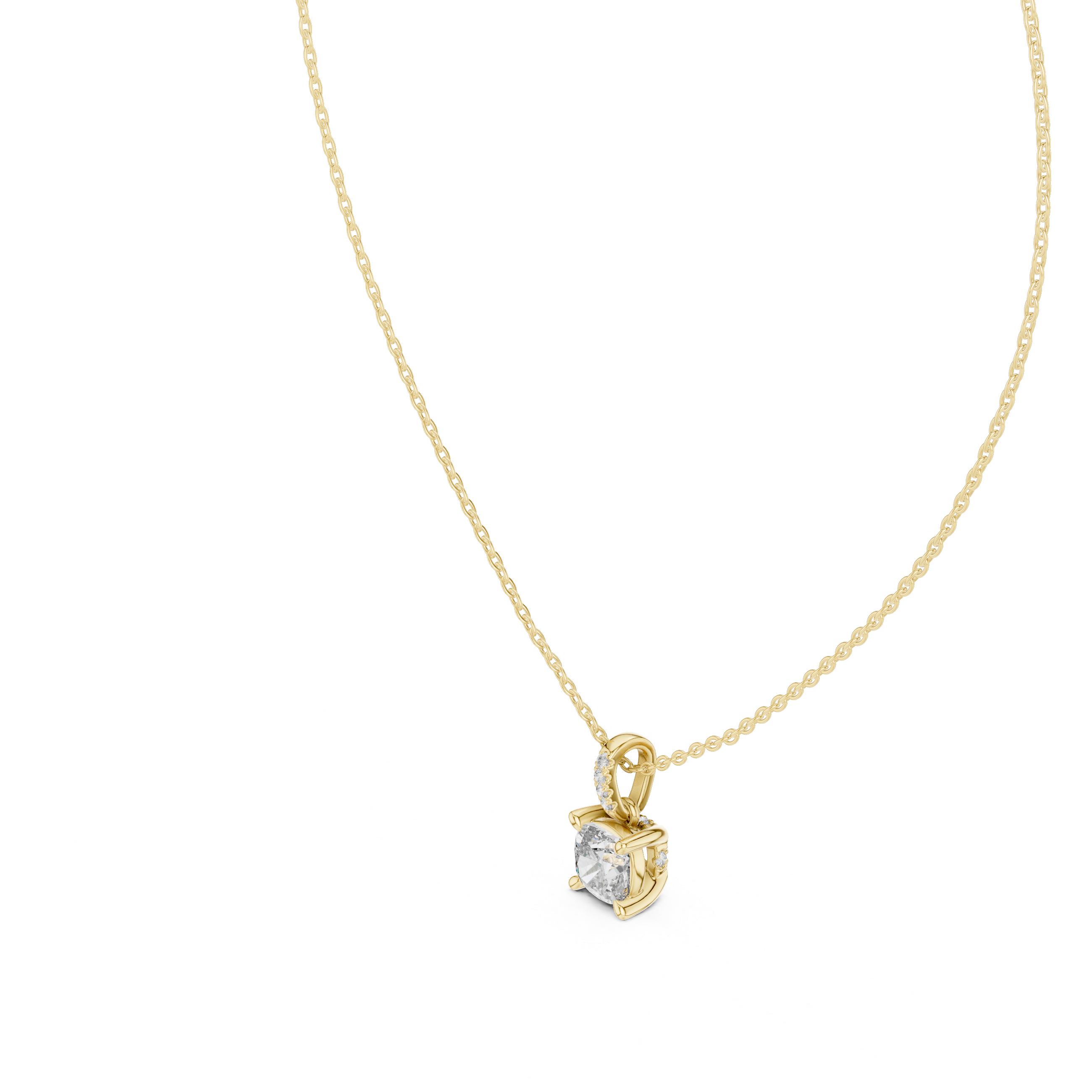 Pure Soul lab grown diamond pendant