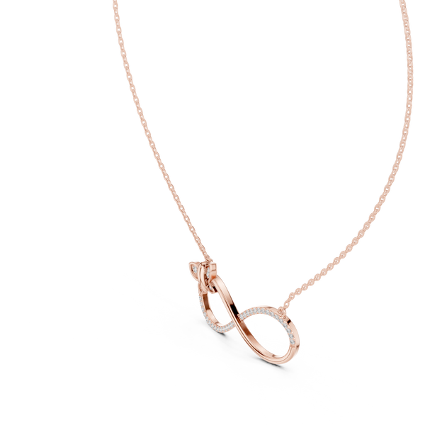 Noble Heart lab grown diamond pendant