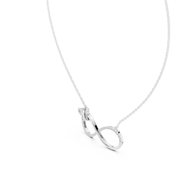 Noble Heart lab grown diamond pendant