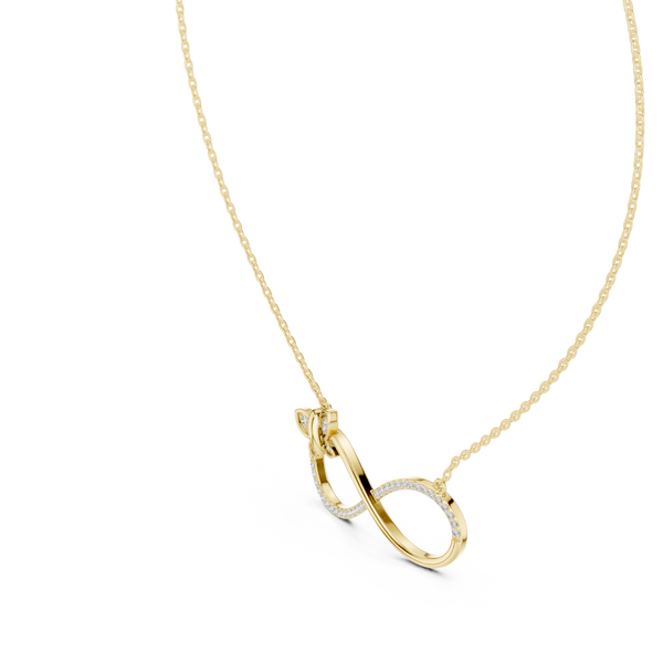 Noble Heart lab grown diamond pendant