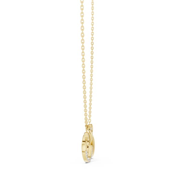 Noble Heart lab grown diamond pendant