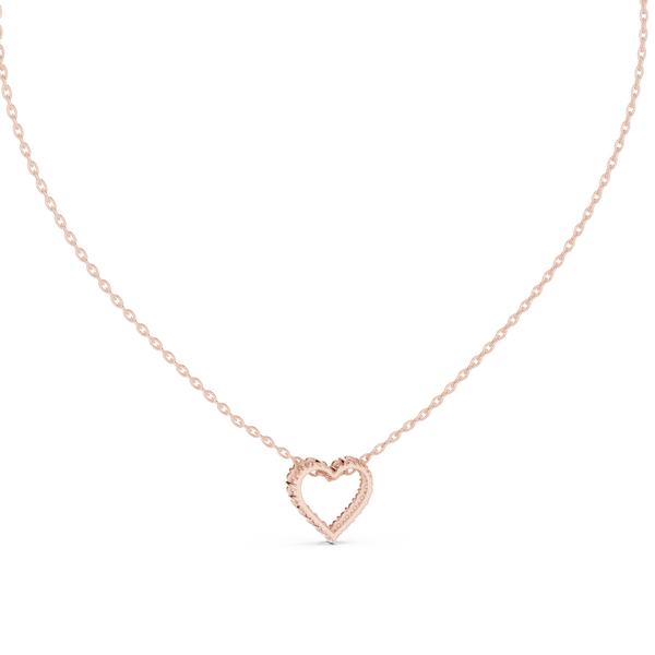 Deep Love lab grown diamond pendant