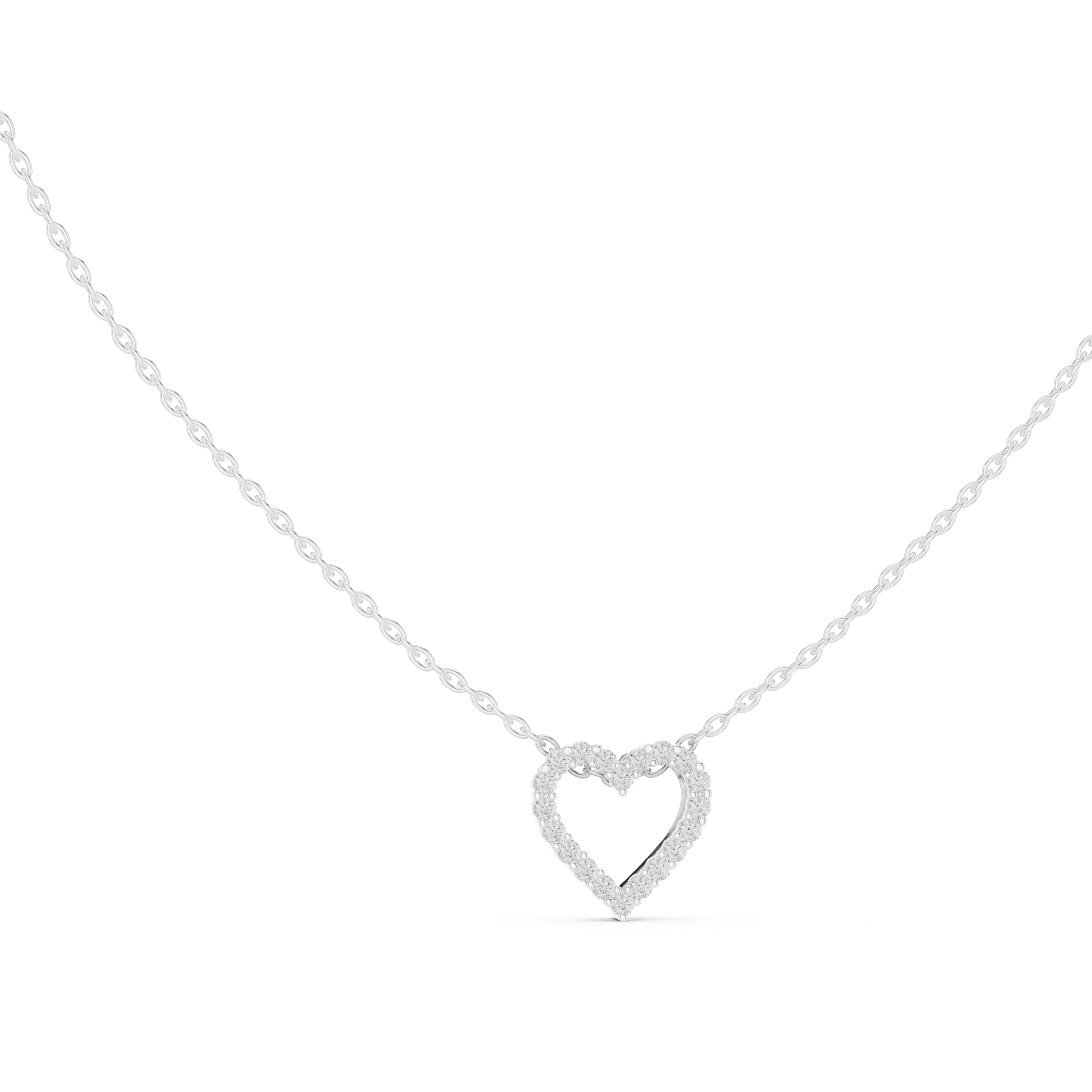 Deep Love lab grown diamond pendant