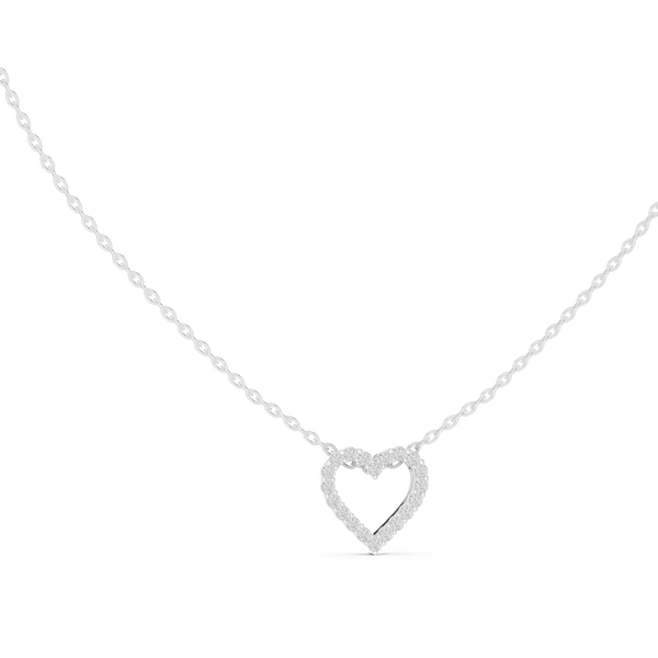 Deep Love lab grown diamond pendant