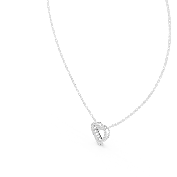 Deep Love lab grown diamond pendant