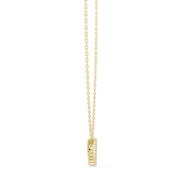 Deep Love lab grown diamond pendant