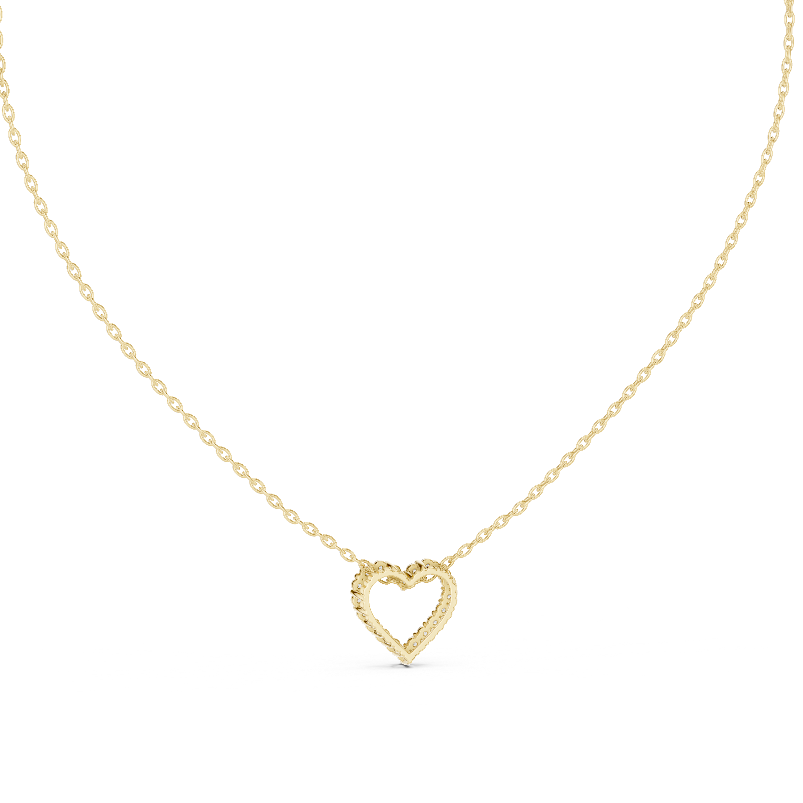 Deep Love lab grown diamond pendant