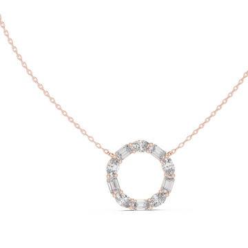 Wild Flower lab grown diamond pendant