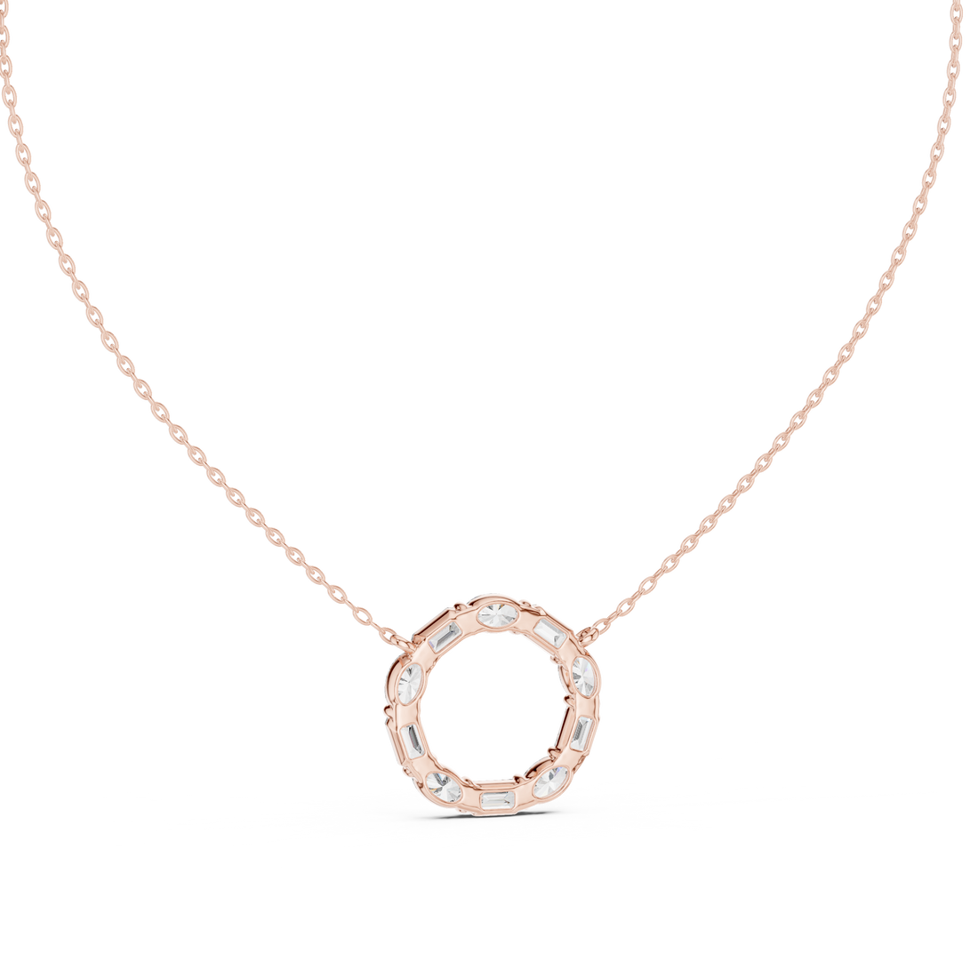 Wild Flower lab grown diamond pendant