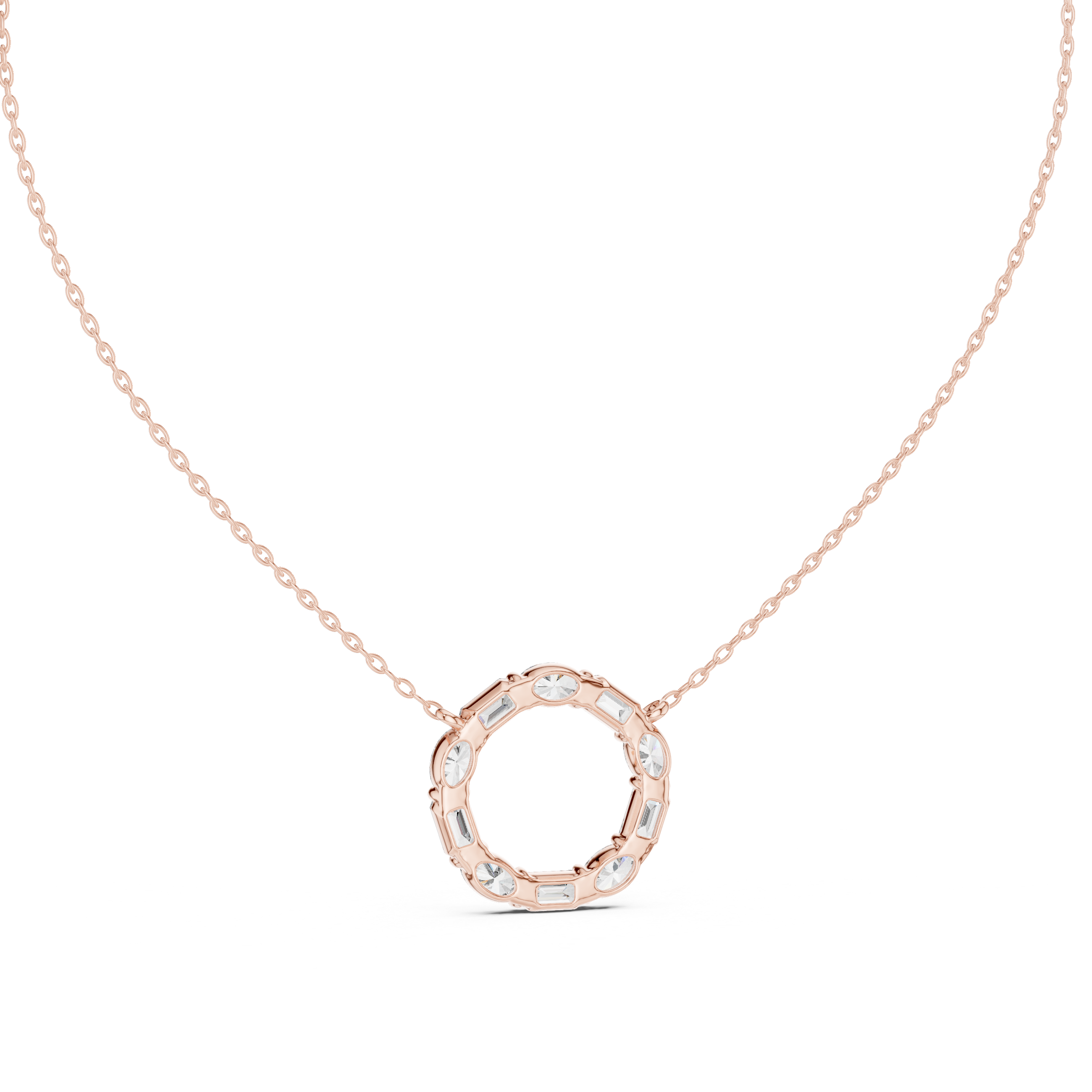 Wild Flower lab grown diamond pendant