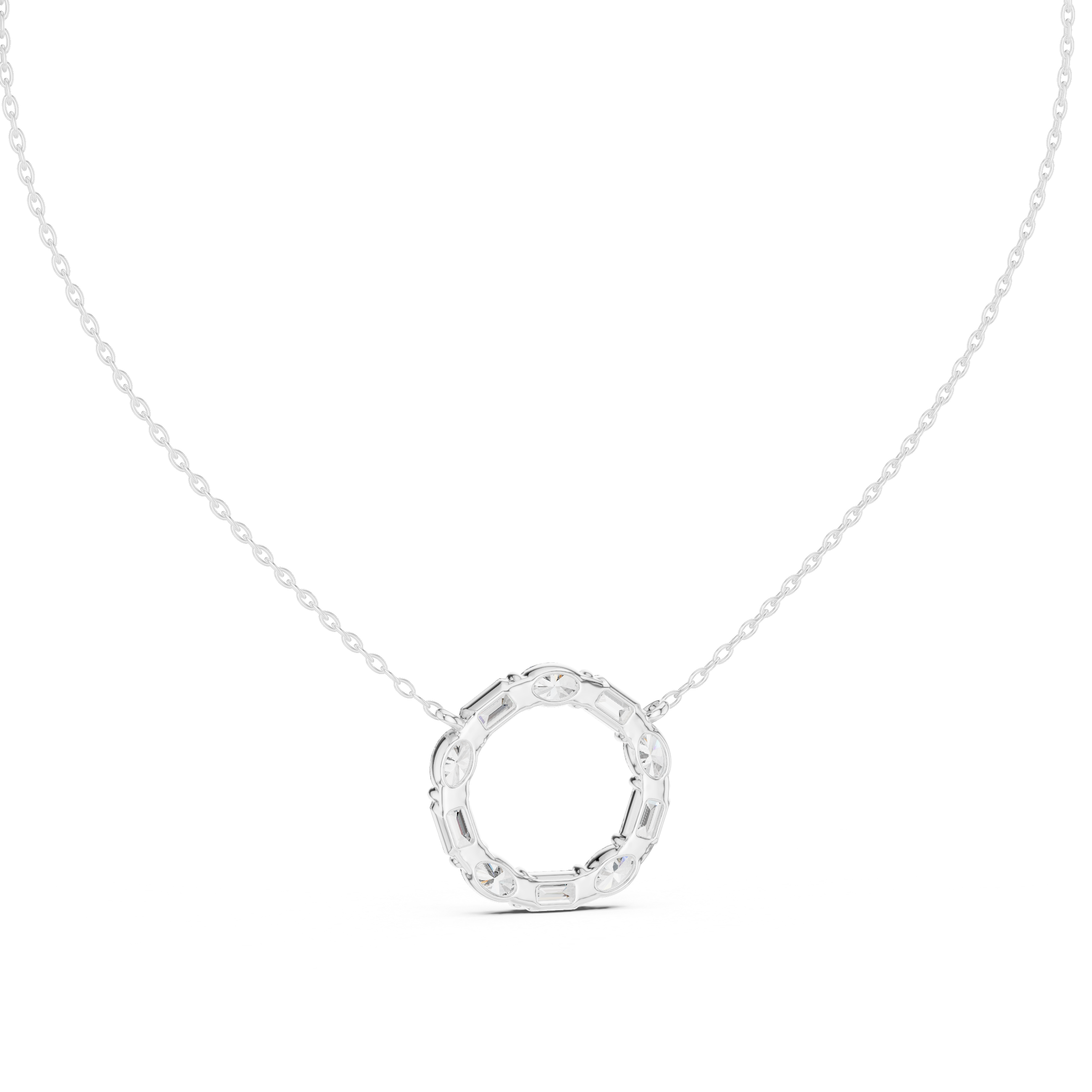 Wild Flower lab grown diamond pendant