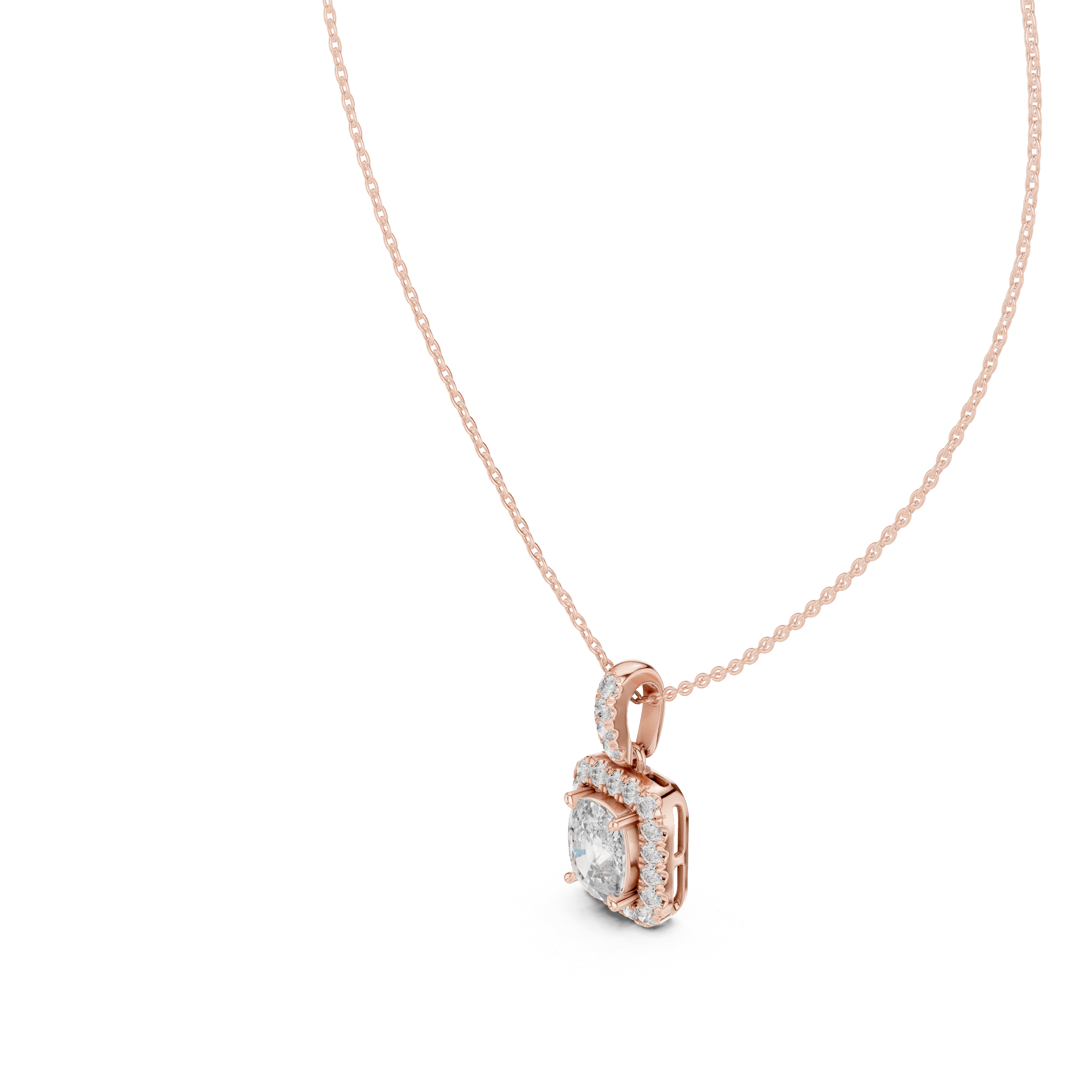 True Love lab grown diamond pendant
