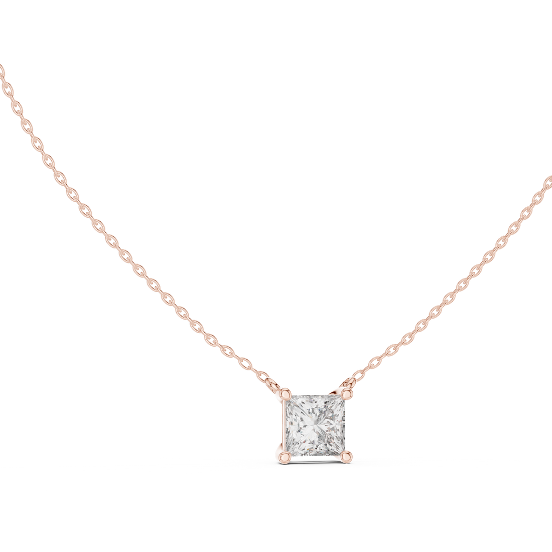 Moon Beam lab grown diamond pendant
